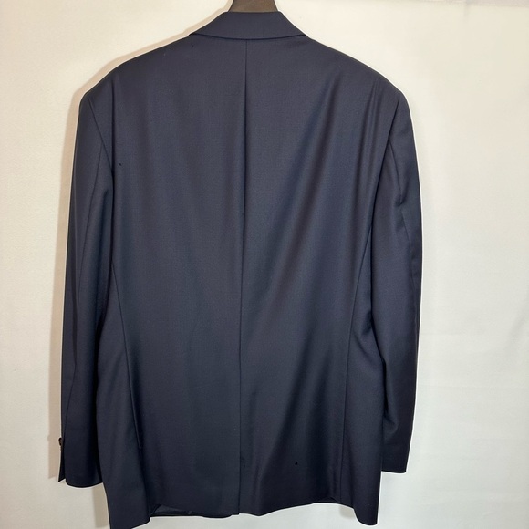 Lauren Ralph Lauren 100% Wool Mens Sports Coat Jacket Blazer Gold Buttons Blue - Picture 10 of 14